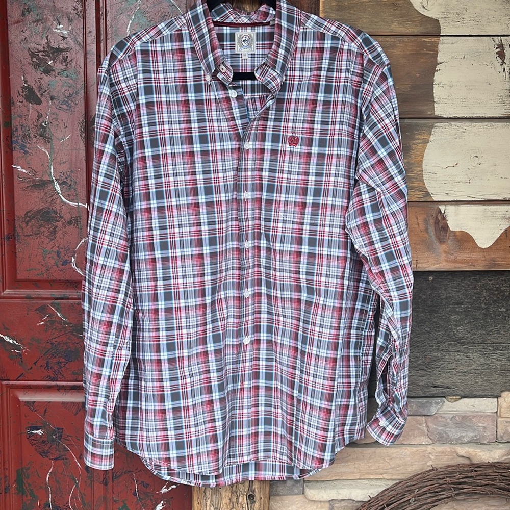 Mens Cinch button up dress shirt M